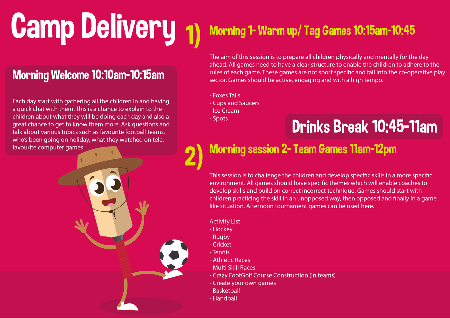 Successful Holiday Camp Delivery