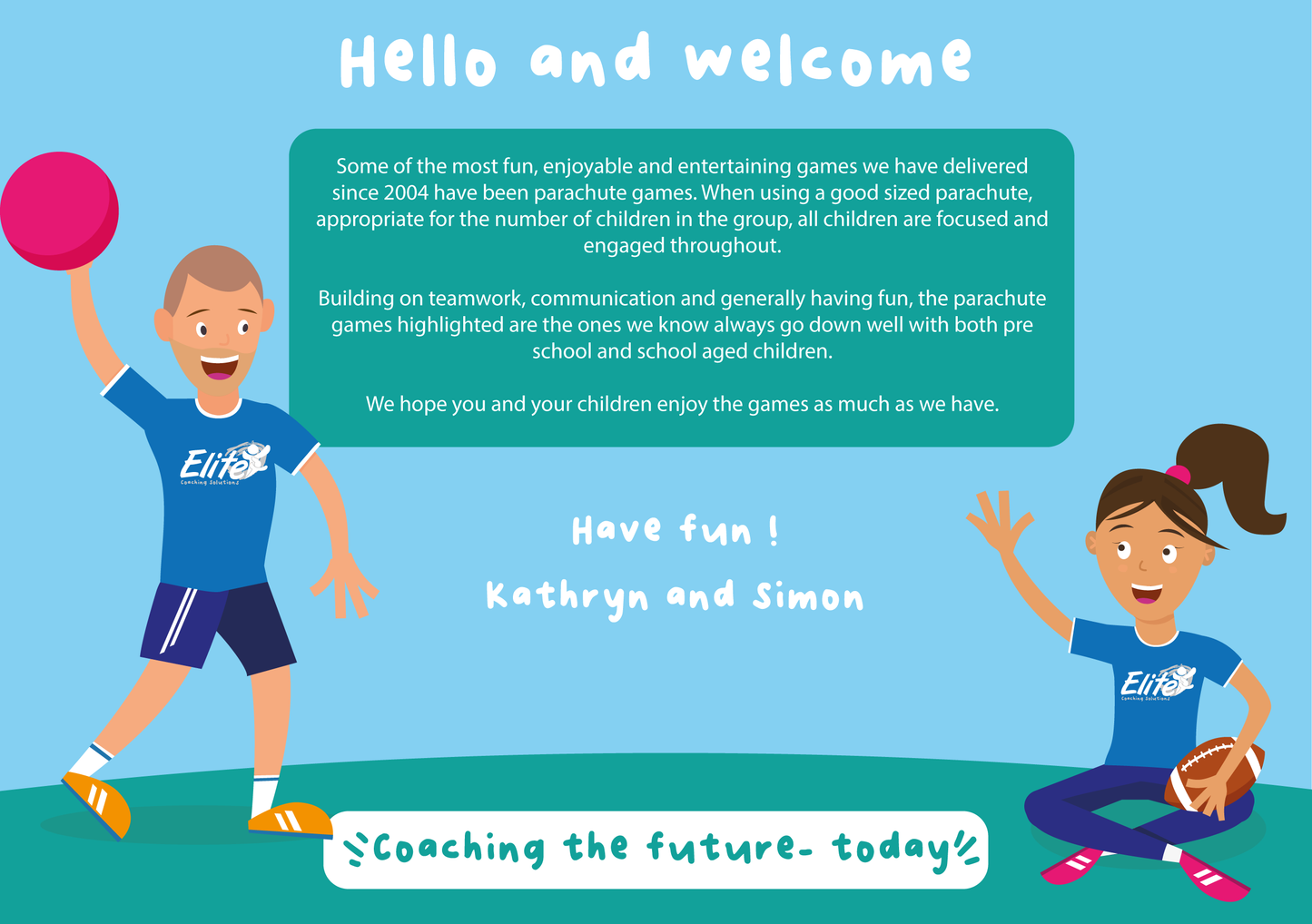 Parachute Games Booklet