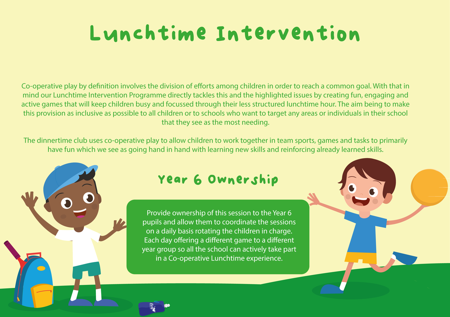 Co-operative Lunchtime Programme